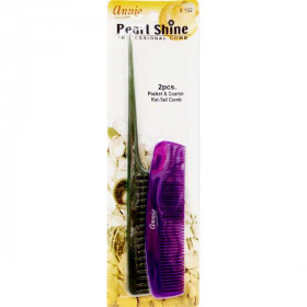 Annie Pearl Shine Pocket Coarse Rat Tail Comb #152 Annie Pearl Shine Pocket Coarse Rat Tail Comb #152